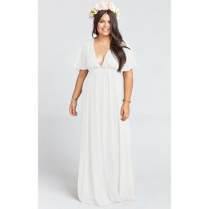 NWT SHOW ME YOUR MUMU Faye Flutter Maxi Dress